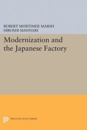 book Modernization and the Japanese Factory