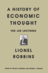 book A History of Economic Thought: The LSE Lectures