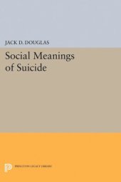 book Social Meanings of Suicide