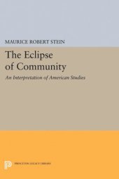 book The Eclipse of Community: An Interpretation of American Studies