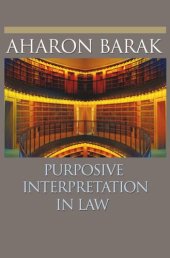 book Purposive Interpretation in Law