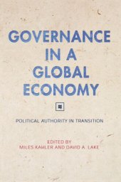 book Governance in a Global Economy: Political Authority in Transition