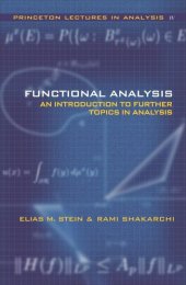 book Functional Analysis: Introduction to Further Topics in Analysis