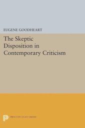 book The Skeptic Disposition In Contemporary Criticism