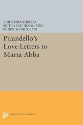 book Pirandello's Love Letters to Marta Abba