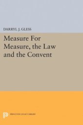 book Measure For Measure, the Law and the Convent