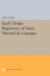 book Early Trope Repertory of Saint Martial de Limoges