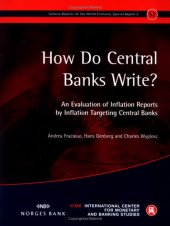 book How Do Central Banks Write?: An Evaluation of Inflation Targeting Central Banks 