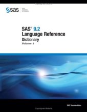 book SAS 9.2 Language Reference Dictionary