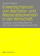 book Erwerbschancen von Bachelor- und Master-Absolventen in der Wirtschaft