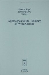 book Approaches to the Typology of Word Classes