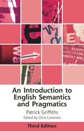 book An Introduction to English Semantics and Pragmatics