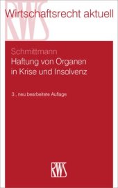 book Haftung von Organen in Krise und Insolvenz