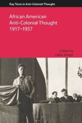 book African American Anti-Colonial Thought 1917-1937