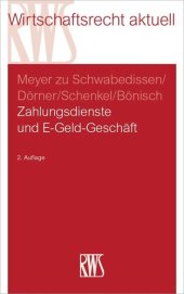 book Zahlungsdienste und E-Geld-Geschäft