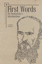 book First Words: On Dostoevsky's Introductions