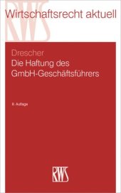 book Die Haftung des GmbH-Geschäftsführers