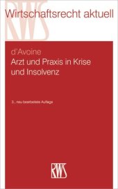 book Arzt und Praxis in Krise und Insolvenz