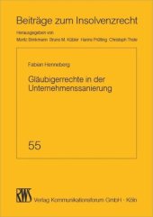 book BAND Gläubigerrechte in der Unternehmenssanierung