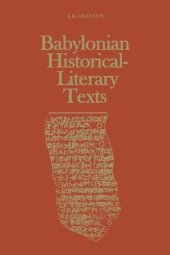 book Babylonian Historical-Literary Texts