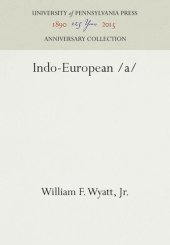 book Indo-European /a/