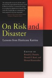 book On Risk and Disaster: Lessons from Hurricane Katrina