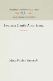 book Lectura Dantis Americana: Inferno III