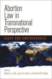 book Abortion Law in Transnational Perspective: Cases and Controversies