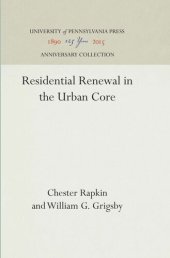 book Residential Renewal in the Urban Core