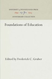 book Foundations of Education