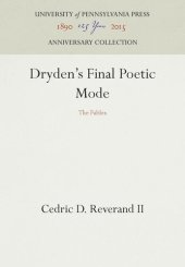 book Dryden's Final Poetic Mode: The Fables