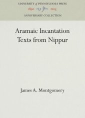 book Aramaic Incantation Texts from Nippur