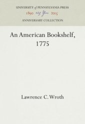 book An American Bookshelf, 1775