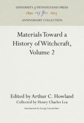 book Materials Toward a History of Witchcraft, Volume 2