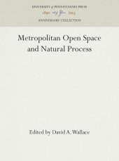 book Metropolitan Open Space and Natural Process