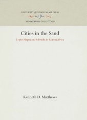 book Cities in the Sand: Leptis Magna and Sabratha in Roman Africa