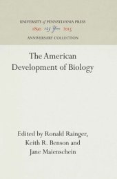 book The American Development of Biology