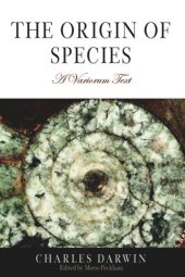 book The Origin of Species: A Variorum Text