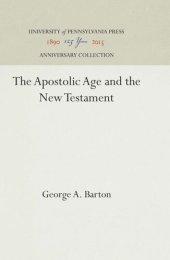 book The Apostolic Age and the New Testament