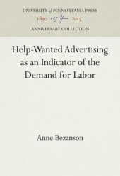 book Help-Wanted Advertising as an Indicator of the Demand for Labor