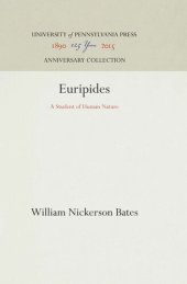 book Euripides: A Student of Human Nature