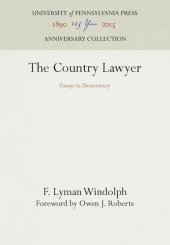 book The Country Lawyer: Essays in Democracy