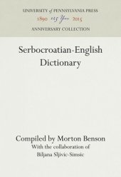 book Serbocroatian-English Dictionary