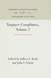 book Taxpayer Compliance, Volume 2: Social Science Perspectives