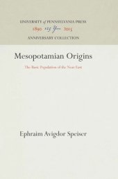 book Mesopotamian Origins: The Basic Population of the Near East