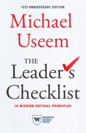 book The Leader's Checklist, 10th Anniversary Edition: 16 Mission-Critical Principles