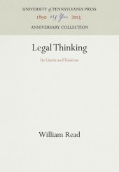 book Legal Thinking: Its Limits and Tensions