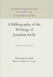 book A Bibliography of the Writings of Jonathan Swift