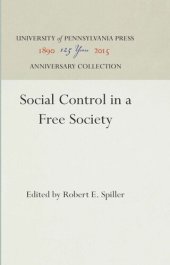 book Social Control in a Free Society