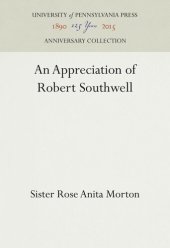 book An Appreciation of Robert Southwell